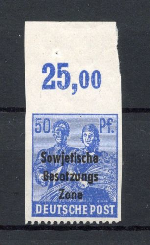 SBZ Allg. Ausgaben MiNr. 194 Udr postfrisch Fotobefund Ruscher