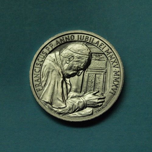 Vatikan 2015 Silbermedaille "Heiliges Jahr der Barmherzigkeit"