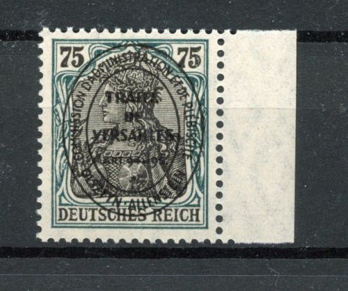 Allenstein MiNr. 23 b Bogenrand postfrisch geprüft Wasels einwandfrei