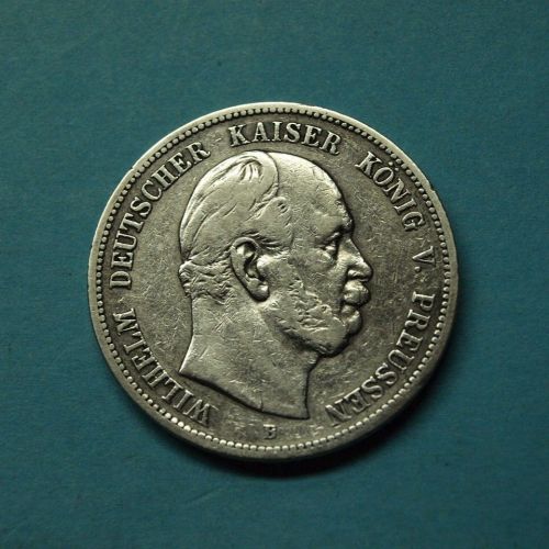 Preussen 1876 B 5 Mark Wilhelm I.