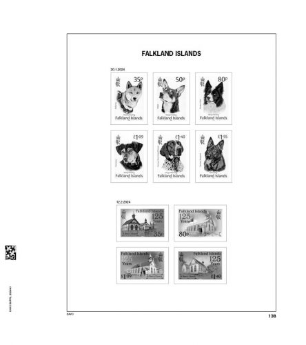 DAVO Falkland Inseln Vordrucke Luxus 2024 DV3954 Neuware