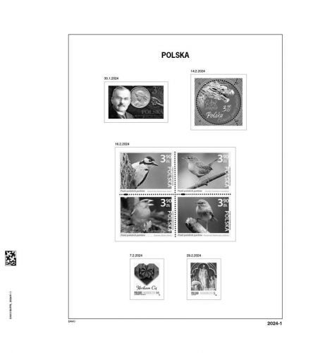 DAVO Polen Vordrucke Luxus 2024 DV7454 Neuware