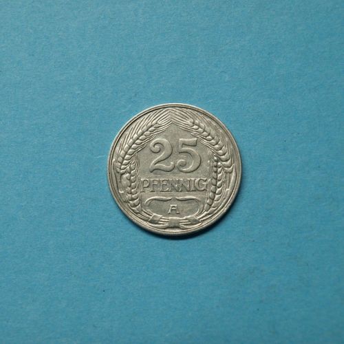 Kaiserreich 1912 A 25 Pfennig