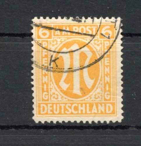 Bi-Zone AM Post MiNr. 13 Cz gestempelt geprüft Schlegel