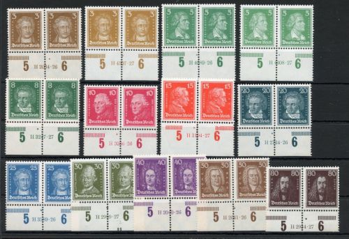 Weimarer Republik MiNr. 385-397 postfrisch , HAN s. Fotoattest Schlegel