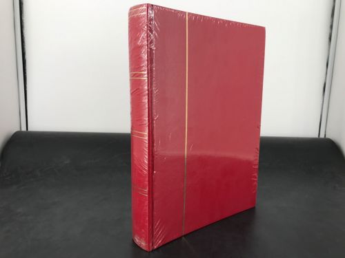Leuchtturm Einsteckbuch Rot DIN A4 30 Blätter 60 schwarze Seiten Neu