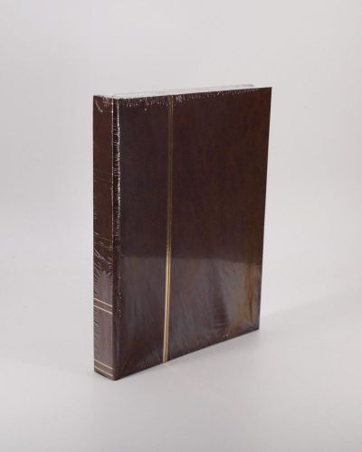 Leuchtturm Einsteckbuch Braun DIN A5 16 Blätter 32 weiße Seiten Neu