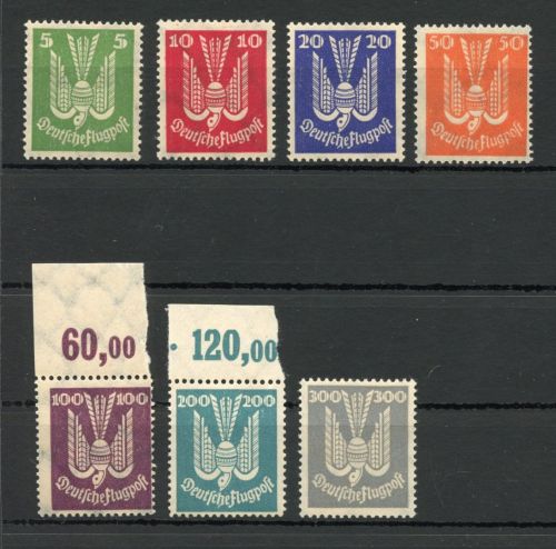 Weimarer Republik MiNr. 344-350 postfrisch 350 X mit Fotobefund Schlegel