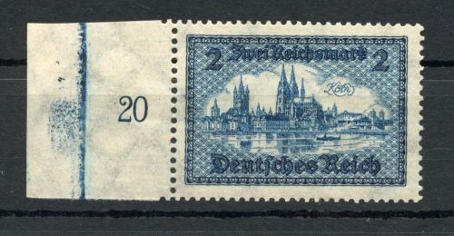 Weimarer Republik MiNr. 440 Bogenrand postfrisch geprüft Schlegel
