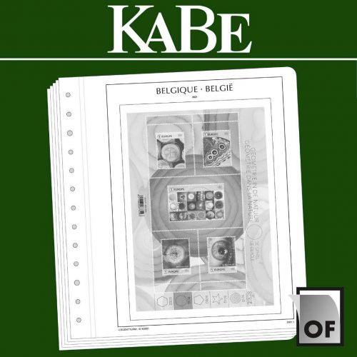 KABE Belgien 2024 Vordrucke OF 373516 Neuware