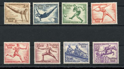 Deutsches Reich MiNr. 609-616 postfrisch Olympiade Berlin 1936