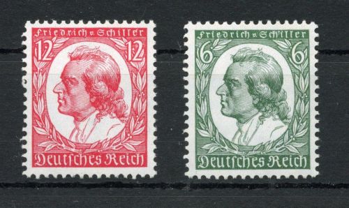 Deutsches Reich MiNr. 554-555 postfrisch Schiller