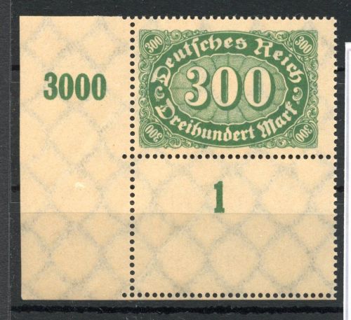 Deutsches Reich Infla MiNr. 249 Leerfeld postfrisch Kurzbefund Tworek