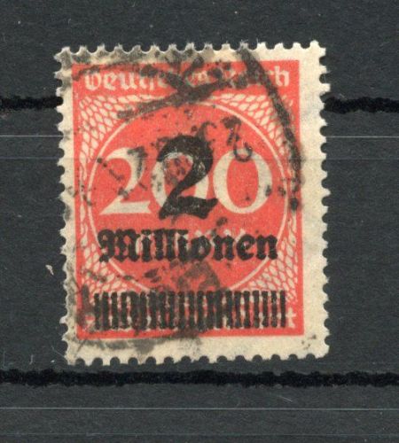 Deutsches Reich Infla MiNr. 309 Pc gestempelt Fotobefund Weinbuch