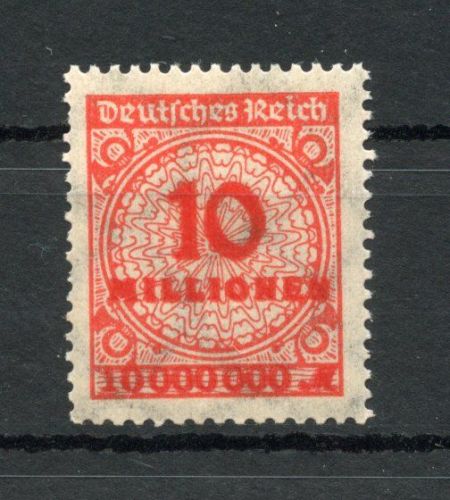 Deutsches Reich Infla MiNr. 318 DD postfrisch geprüft Hochstädter