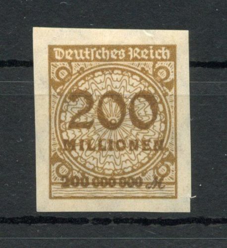 Deutsches Reich Infla MiNr. 323 U mit Falz geprüft Winkler