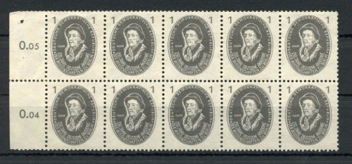 DDR MiNr. 261 postfrisch als 10er Block