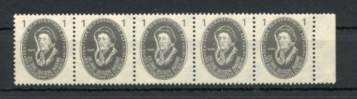 DDR MiNr. 261 postfrisch als 5er Streifen