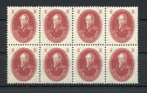DDR MiNr. 264 postfrisch als 8er Block