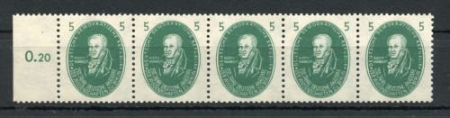 DDR MiNr. 262 postfrisch als 5er Streifen