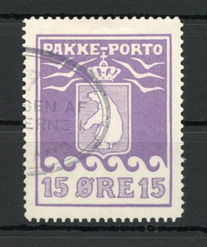 Grönland Paketmarken MiNr. 8 A gestempelt Fotoattest Möller
