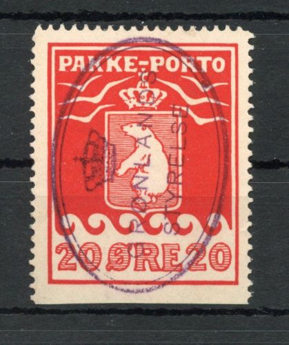 Grönland Paketmarken MiNr. 9 A gestempelt Fotobefund Möller