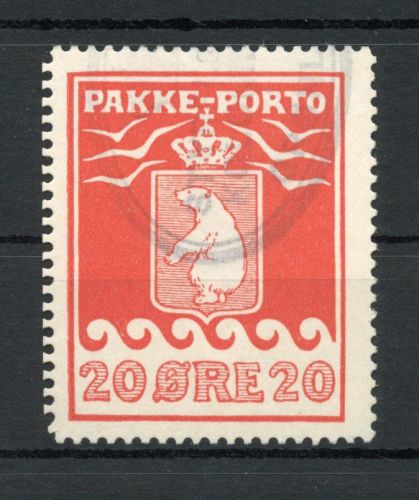 Grönland Paketmarken MiNr. 9 A gestempelt Fotobefund Möller