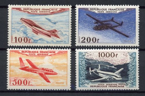 Frankreich MiNr. 987-990 postfrisch Flugzeuge