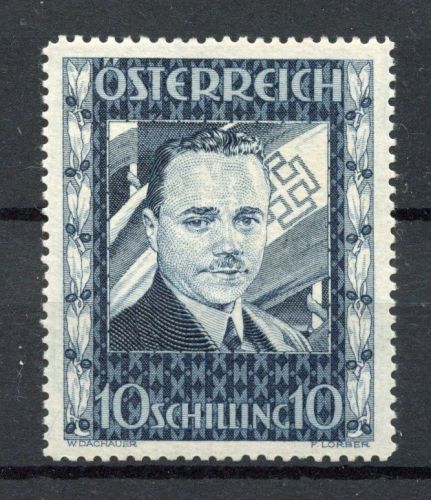 Österreich MiNr. 588 postfrisch Dollfuß, Attest Ferchenbauer