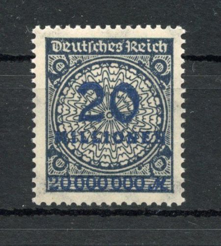 Deutsches Reich Infla MiNr. 319 W b postfrisch geprüft Hochstädter