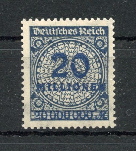 Deutsches Reich Infla MiNr. 319 W b postfrisch geprüft Hochstädter