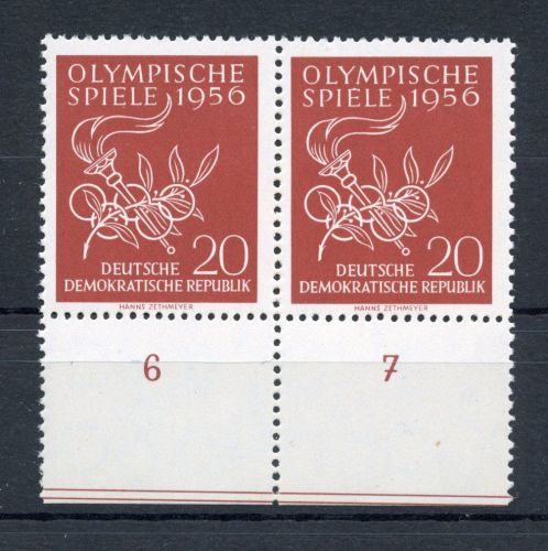 DDR MiNr. 539 postfrisch Plattenfehler