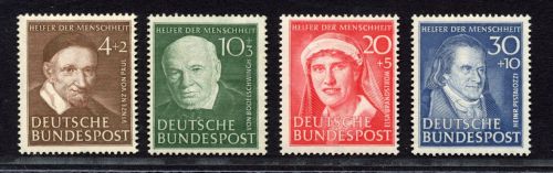 Bund MiNr. 143-146 postfrisch höchster Wert geprüft Schlegel