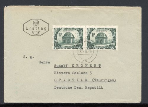 Österreich MiNr. 973 Ersttagsbriefe/ FDC Schönbrunn
