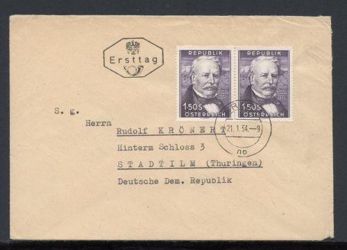 Österreich MiNr. 996 Ersttagsbriefe/ FDC Moritz v. Schwind