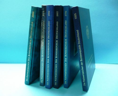 Bund Jahrbücher 1995-2000 komplett postfrisch