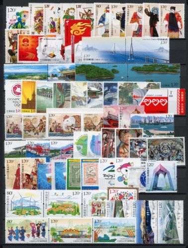 China VR Jahrgang 2009 postfrisch ohne MiNr. 3992 und Block 150