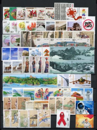 China VR Jahrgang 2003 postfrisch ohne MiNr. 3492