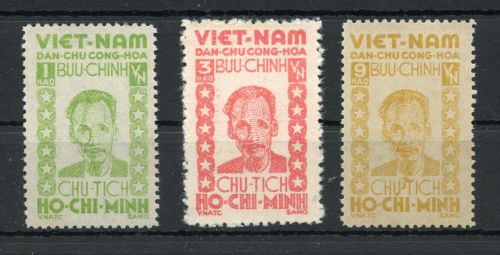 Vietnam MiNr. 56-58 ohne Gummi