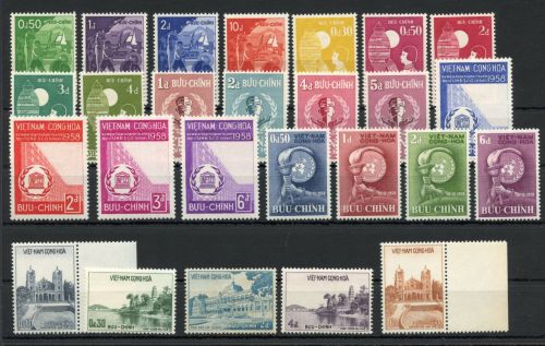Südvietnam Jahrgang 1958 ohne Gummi ohne 174, 175, 178