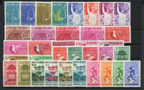 Südvietnam Jahrgang 1961 ohne Gummi ohne 243-246