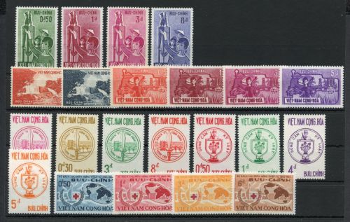 Südvietnam Jahrgang 1963 ohne Gummi ohne 300-303
