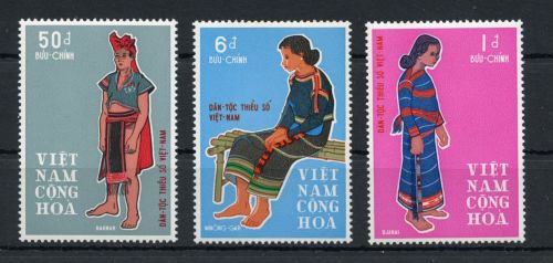 Südvietnam MiNr. 432-434 ohne Gummi