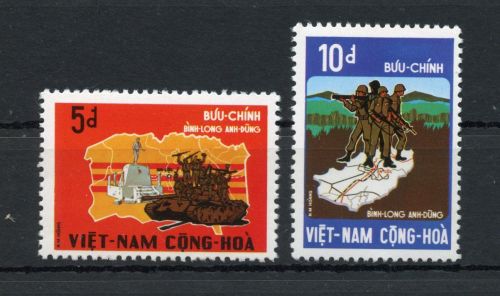 Südvietnam MiNr. 517-518 ohne Gummi