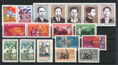 Vietnam Lot aus MiNr. Jahrgang 1965 ohne Gummi