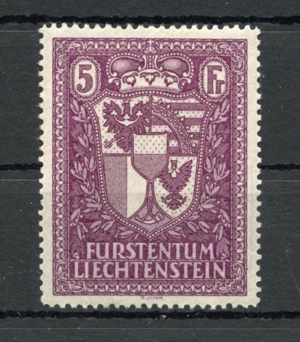 Liechtenstein MiNr. 142 postfrisch Wappen