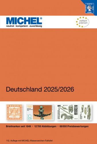 Michel Katalog Deutschland 2025/2026 6002 Neu