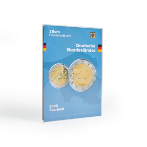 Leuchtturm Münzkarte für 5 dt. 2-Euro-Münzen „35 Jahre Dt. Einheit“ 372432 Neu