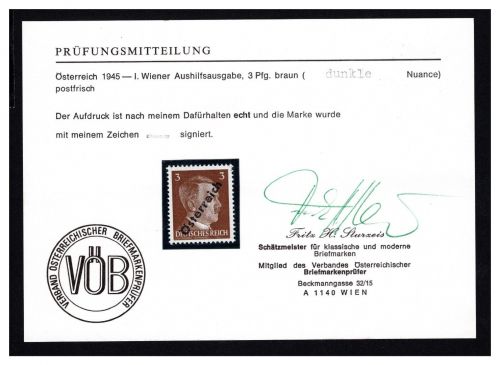 Österreich MiNr. IV a postfrisch