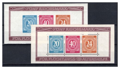 Gemeinschaftsausgaben MiNr. Block 12 A+B postfrisch geprüft Schlegel